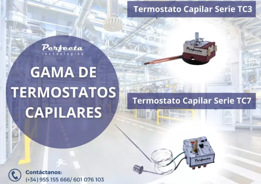 ¿Por qué es interesante un termostato capilar de alta temperatura?