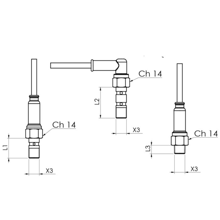 Interruptor de freno hidráulico, modelo 23 esquema