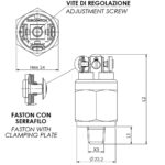 Presostato de membrana, modelo 31-31V esquema