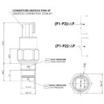 Interruptor eléctrico de presión diferencial con contacto reed, modelo 83 esquema