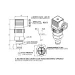 Interruptor eléctrico de presión diferencial con contactos SPDT, modelo 81 esquema