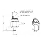 Vacuostato < 48 Vcc, modelo 35 esquema