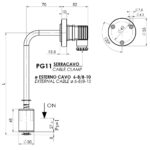 Esquema del interruptor de nivel electromagnético PG30 Euroswitch