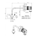 Interruptor de nivel electromagnético, modelo AP1300 esquema