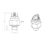 Termostatos bimetálicos, modelo 506-508 esquema