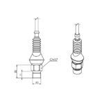 Termostatos bimetálicos, modelo 520 esquema